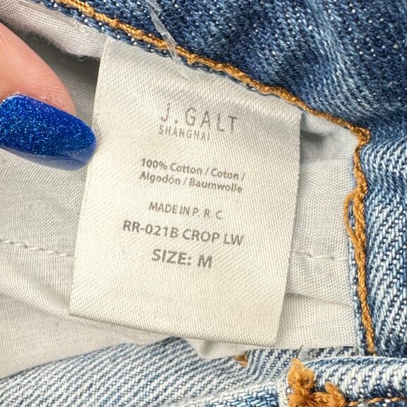 J. Galt High-Waisted Mom Style Denim Shorts Size Medium / 25 - Picture 3 of 4